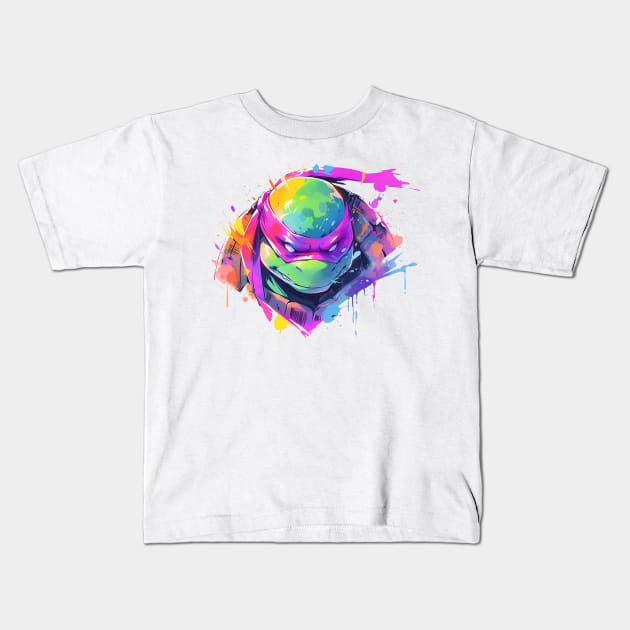 donatello Kids T-Shirt by skatermoment